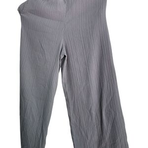 Lululemon Striped Gray Wide-Leg Pants NWT XS